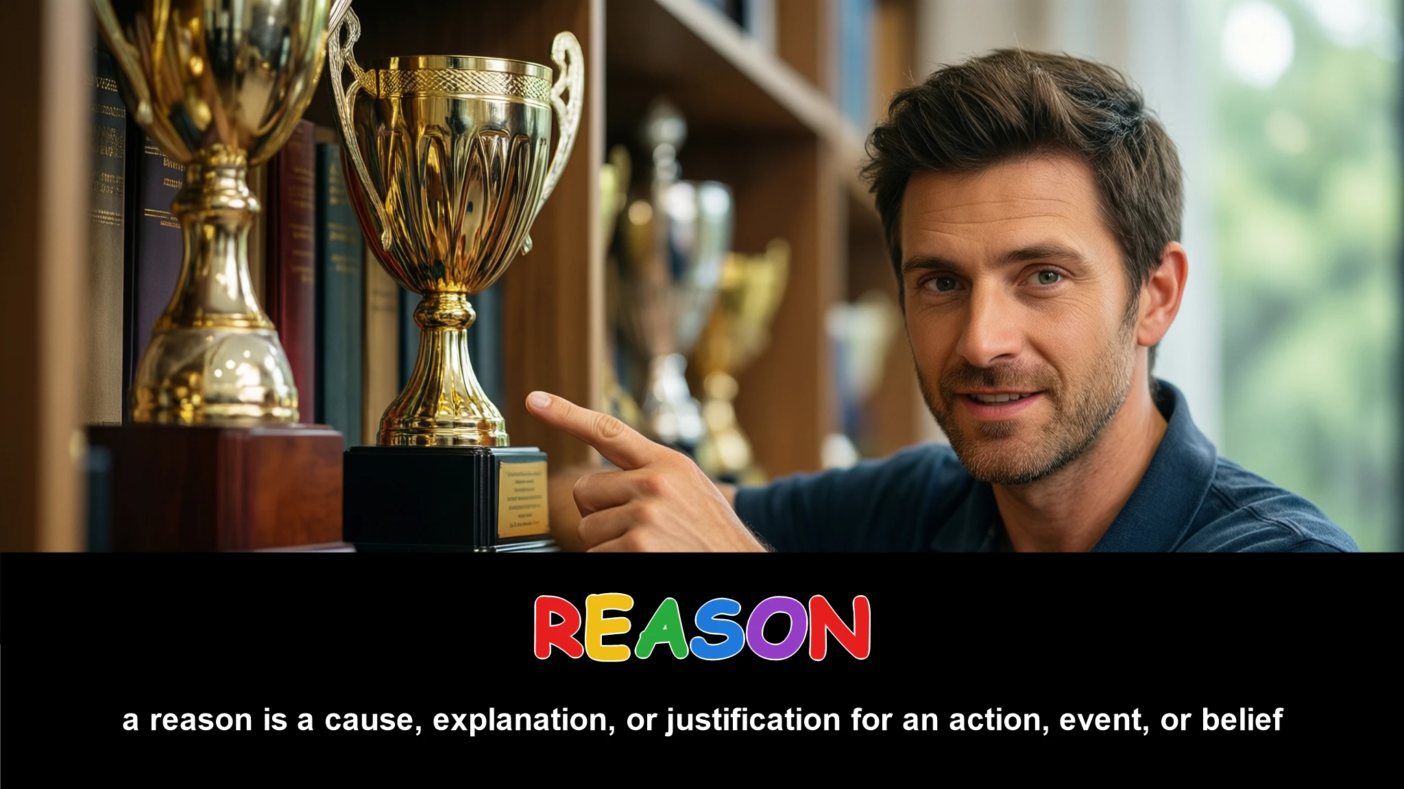 English Illustration for reason